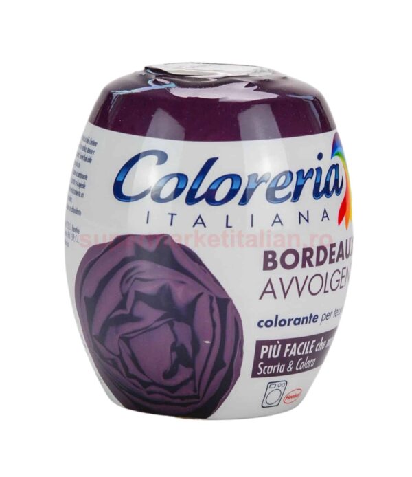 Vopsea pentru materiale textile Coloreria Italiana Bordeaux 350 g