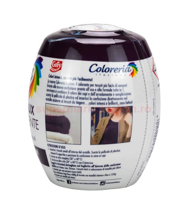 Vopsea pentru materiale textile Coloreria Italiana Bordeaux 350 g