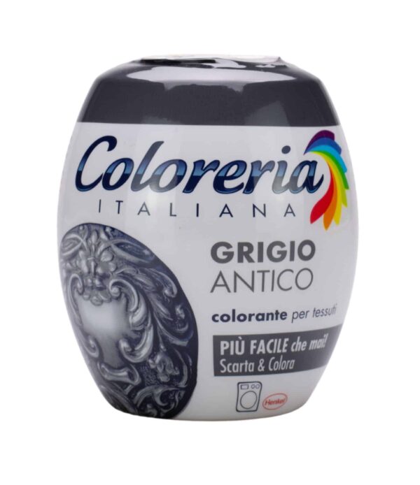 Vopsea pentru materiale textile Coloreria Italiana Gri Antic 350 g