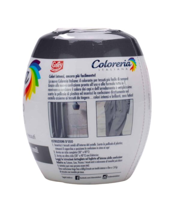 Vopsea pentru materiale textile Coloreria Italiana Gri Antic 350 g