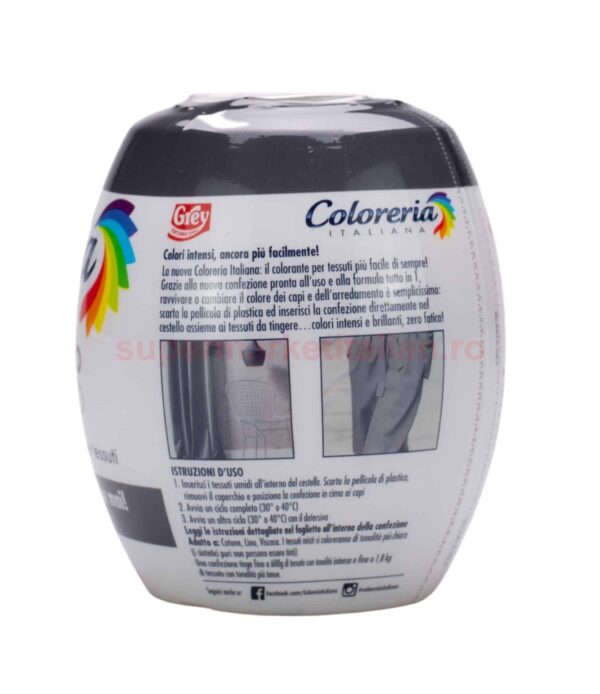 Vopsea pentru materiale textile Coloreria Italiana Gri Antic 350 g