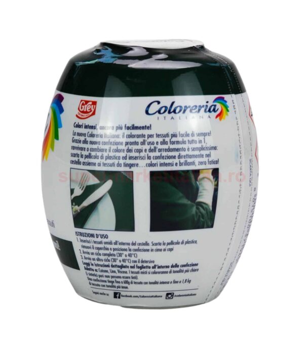 Vopsea pentru materiale textile Coloreria Italiana Pădure verde 350 g
