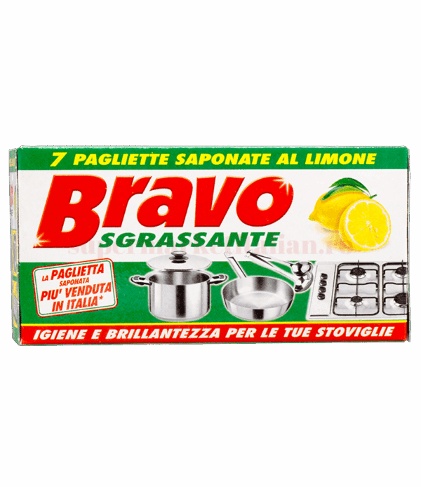 Bureți de vase Bravo Sgrassante 7 bucăți