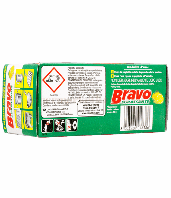 Bureți de vase Bravo Sgrassante 7 bucăți
