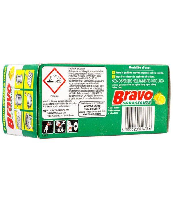 Bureți de vase Bravo Sgrassante 7 bucăți