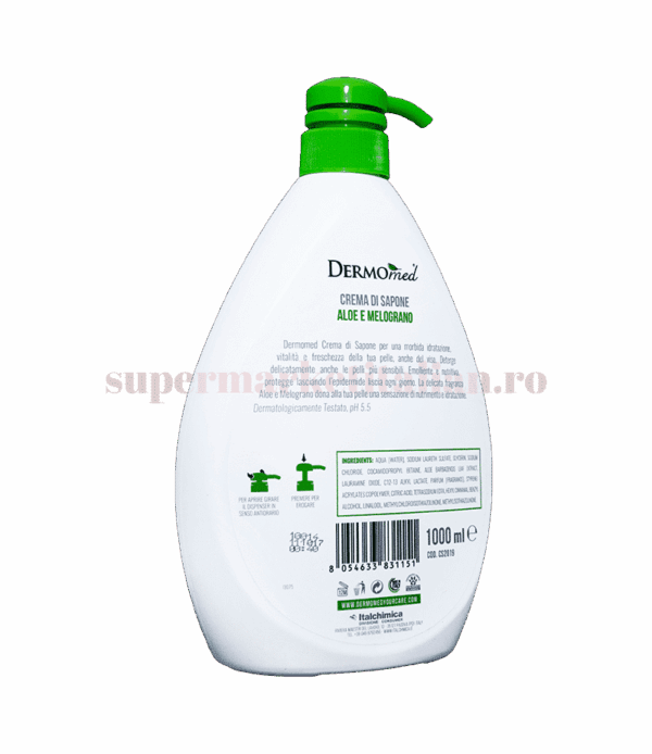 Săpun lichid cremă Dermomed cu Aloe 1000 ml