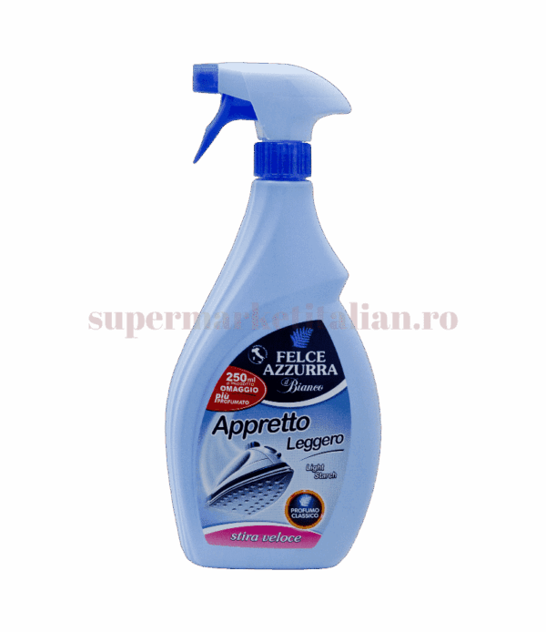 Pulverizator Apret Felce Azzurra il Bianco parfumat 750 ml