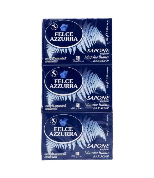 Săpun solid Felce Azzurra cu Mosc Alb 3 bucăți