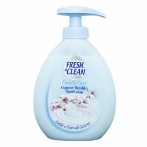 Săpun lichid Fresh and Clean cu Lapte și Flori de Bumbac 300 ml