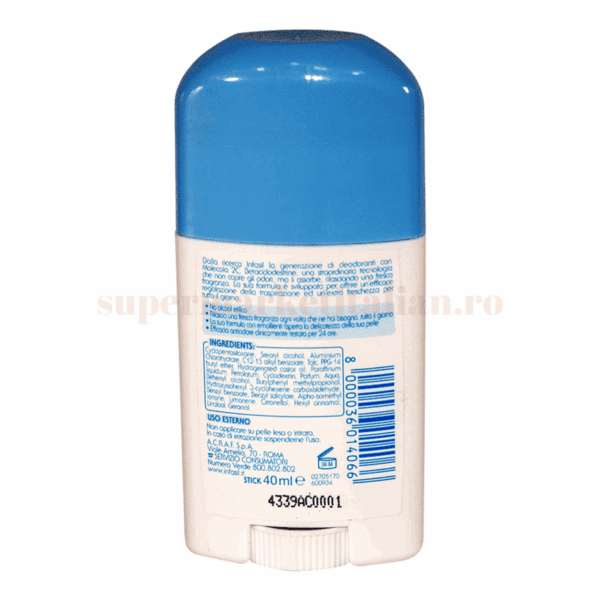 Deodorant Stick Infasil Prospetime Naturala 40 ml