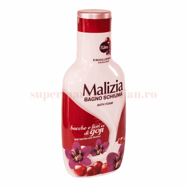 Gel de Duș Spumant Malizia cu Goji și Flori de Goji 1 L