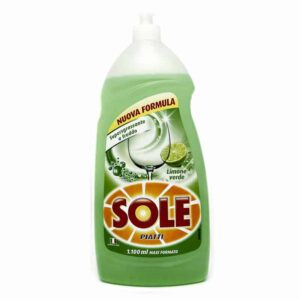 Detergent vase Sole Piatti cu lămâie verde 1100 ml