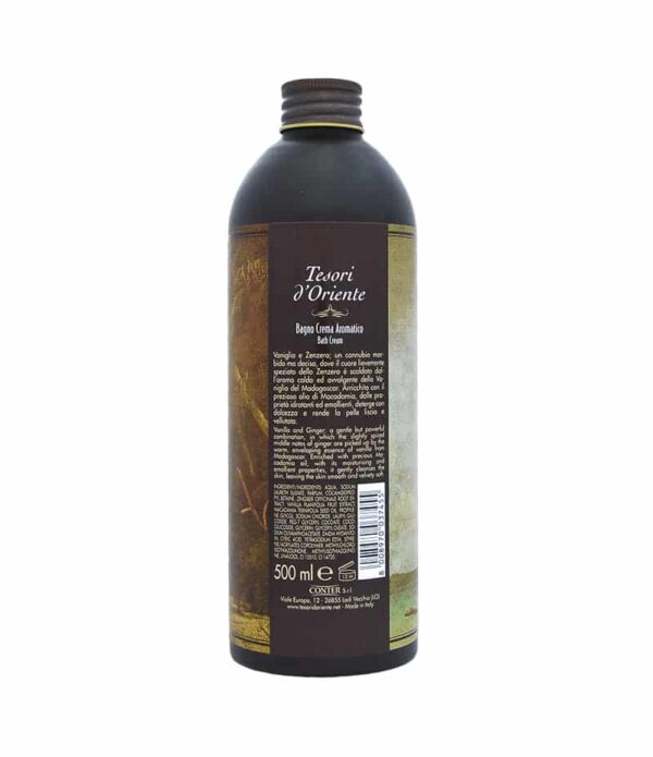 Gel de duș cremă Tesori d'Oriente cu Ghimbir și Vanilie 500 ml