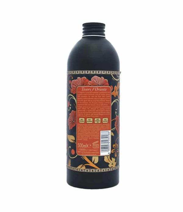 Gel de duș cremă Tesori d'Oriente Japanese Rituals cu ulei de Tsubaki și Bujor 500 ml