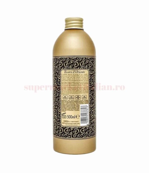 Gel de duș cremă Tesori d'Oriente Royal Oud Olio di Sesamo 500 ml