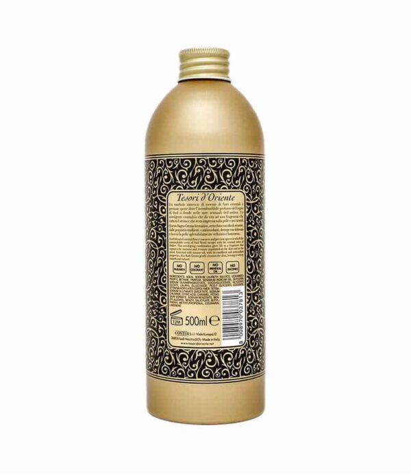 Gel de duș cremă Tesori d'Oriente Royal Oud Olio di Sesamo 500 ml
